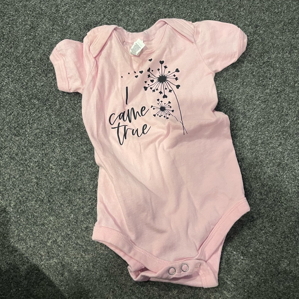 Pink Baby Onesie